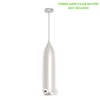 Electric Milk Frother Hand Blender Portable Mini Handheld Fast Foamer Coffee Cappuccino Whisk Mixer Food Blender with Stand 6