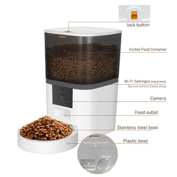 4L Automatic Pet Feeder with HD Camera - Image 5