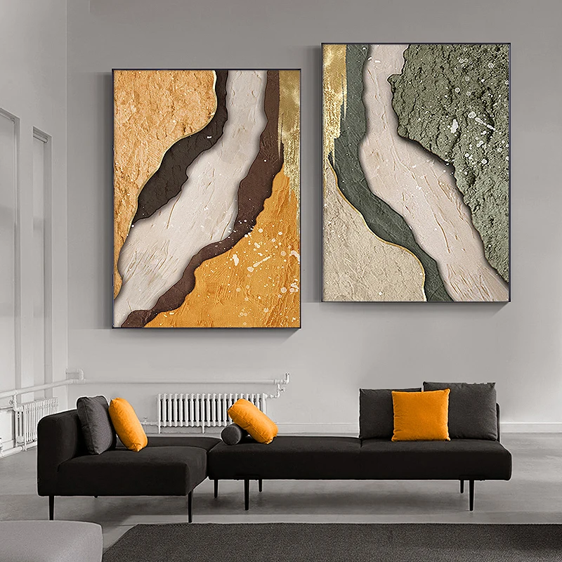 

Abstract River Flow Canvas Art Paintings Posters and Prints Modern minimalist Home decor Wall Pictures for Living Room Bedroom