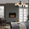 36" Traditional Built-in Electric Fireplace Insert, 120 volt 3