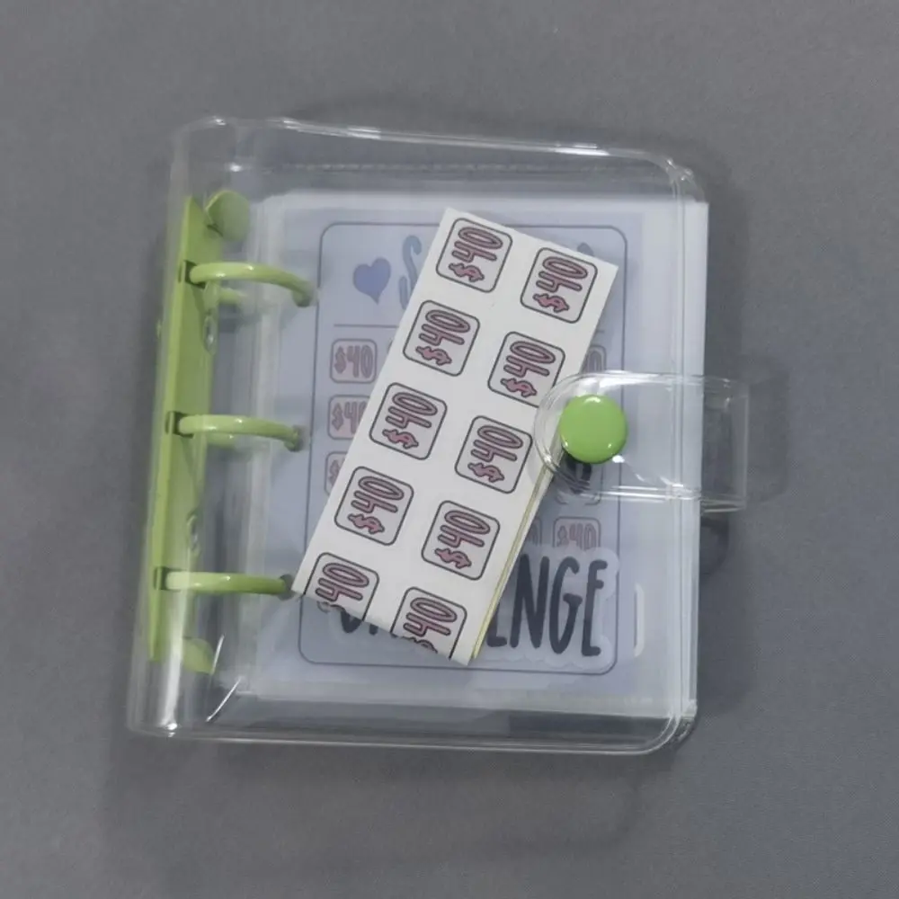 Mini Raccoglitore per Risparmio in PVC, Libro delle Sfide di Risparmio da $150/300/500/1000, Impermeabile e Resistente allo Strappo, Mini Raccoglitore per Budget - immagine 2