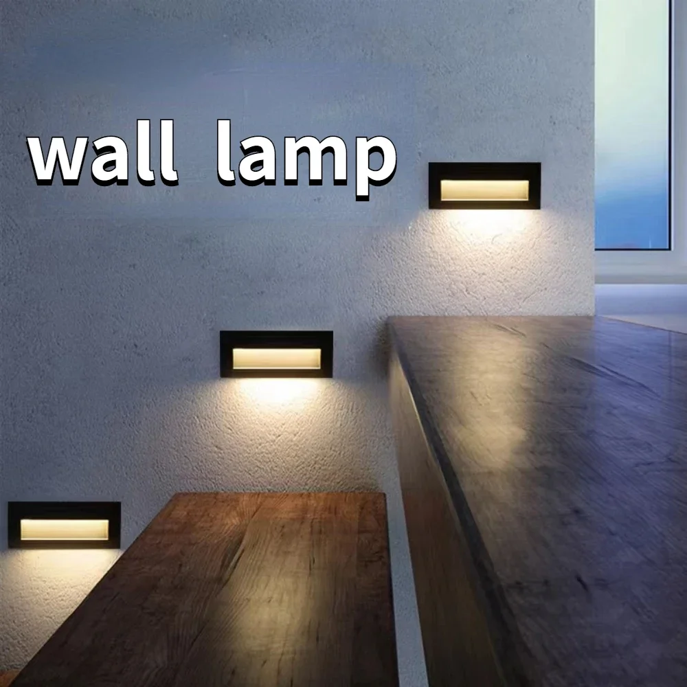 

Stair Light Step Light Recessed Buried Lamp Outdoor Waterproof Staircase Step Lights AC85-265V Led Wall Lamp 3W IP65 LED