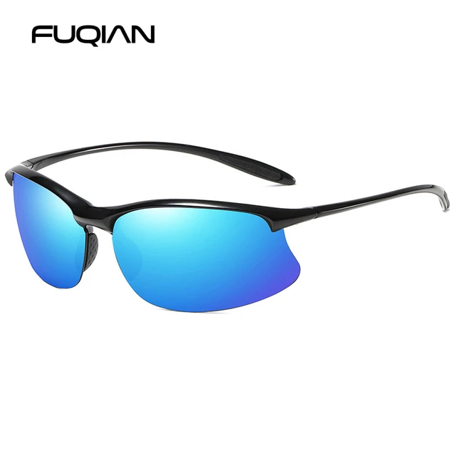 Men Women Sport Polarized Half Frame Sunglasses Outdoor Driving Fishing  Glasses