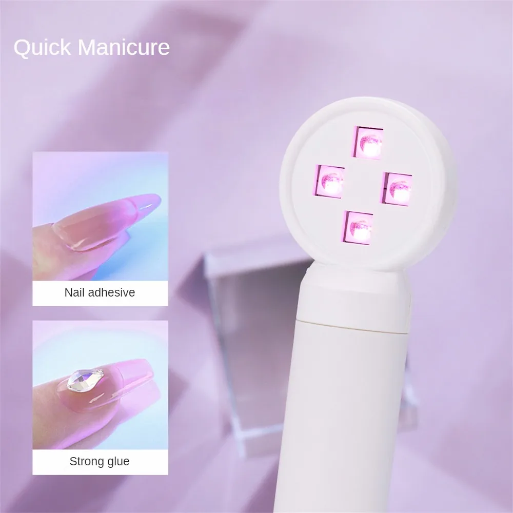 휴대용 네일 램프 건조기, 미니 UV LED 젤 광택제 경화기, 휴대용 캐빈 싱글 핑거 손전등 램프, 네일 아트 장비