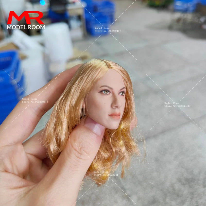 フィギュア　カスタムドール　人形　1/6　スカーレットヨハンソン Amazon.co.jp: 1/6スケール女性用ヘッドスカルプト スカーレット