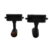 1/5/10/20pcs Lot Adjustable Mini E27 track light,Black White 1 Phase 2 Wire Simple Bulb Changeable E26 Plastic Rail Lighting 5