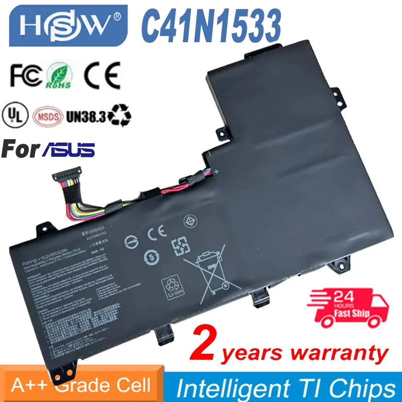 

Флип C41N1533 Аккумулятор для ноутбука ASUS ZenBook UX560UQ UX560UX Q526U Q524U Q534U Q534UX UX560UQ UX560UX UX560UX-FZ025T 15,08 в 52 Вт