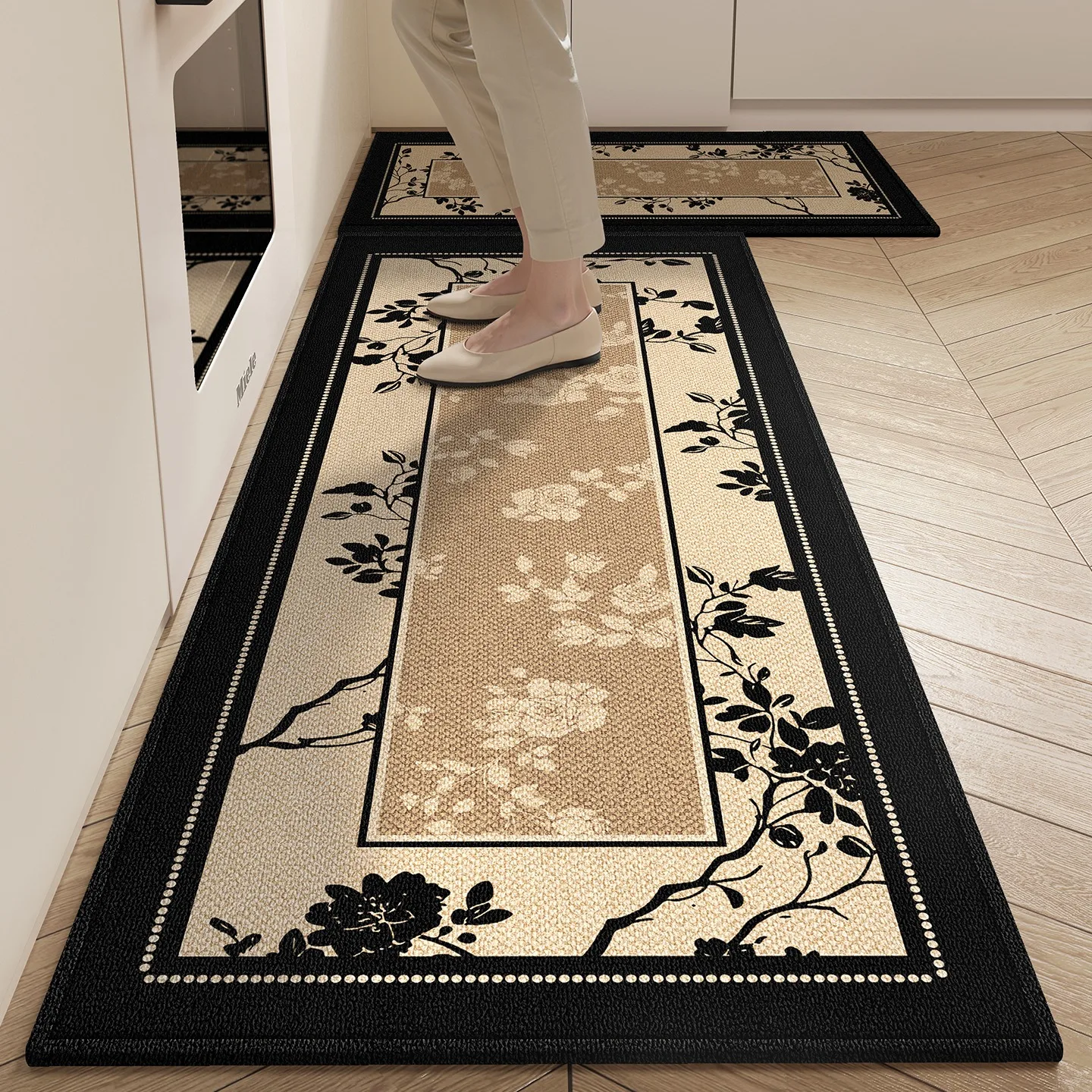 Floral Kitchen Runner Mat 2