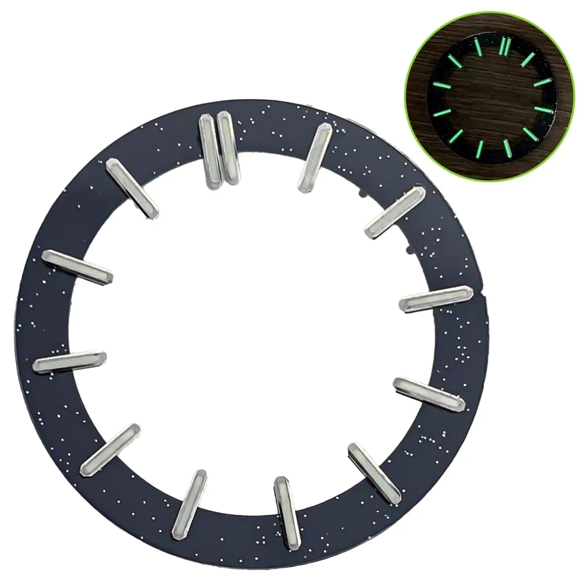 Transparent Green Luminous Circular Dial Accessory, 31.8mm