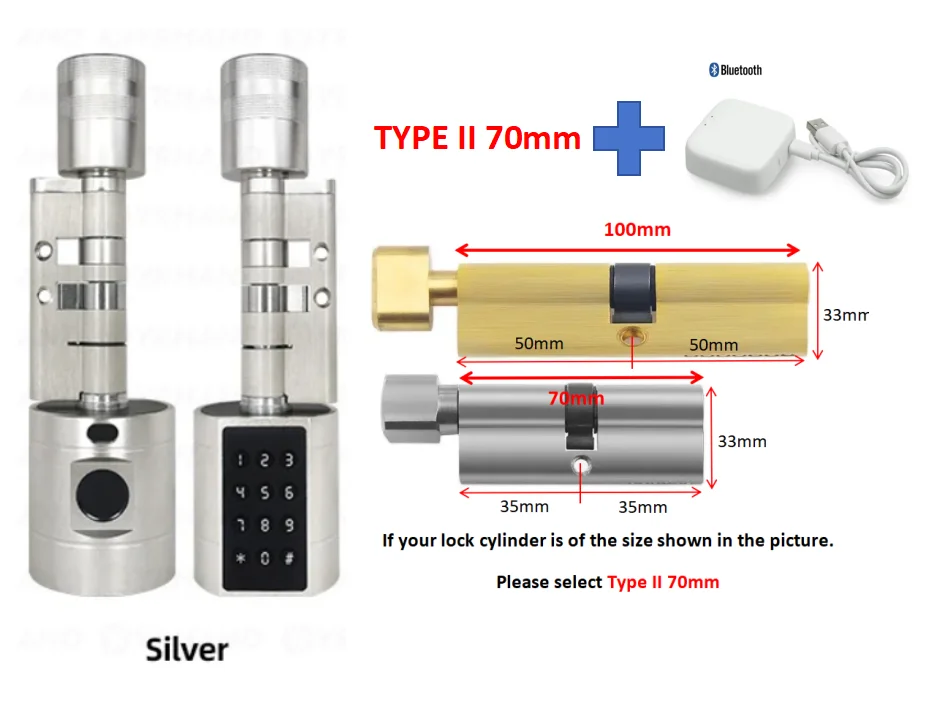 Silver 70mm with Hub