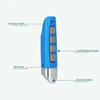 433MHz Auto Copy Wireless Remote Control Clone Cloning Code Duplicator for Garage Door Electric Gate Opener 4Keys RF Transmitter 3