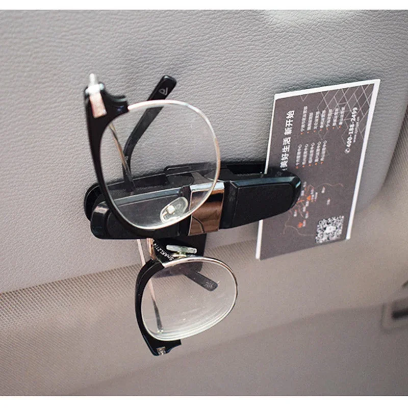 Universal Sun Visor Car Glasses Clip Sunglasses Holder Cases Fastener Cip Eyeglasses Clip Ticket Card Clamp car sunglasses clip sun visor organizer