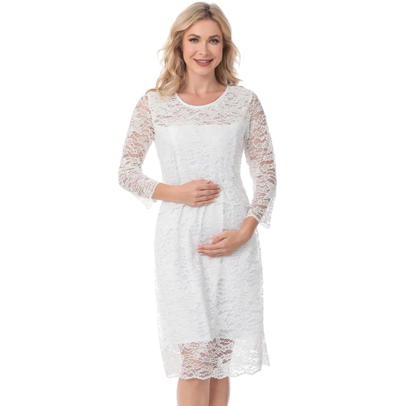 Plus Size Breastfeeding Dress Nursing Dress for Pregnant Women Lace Maternity Clothes Dresses Lactation Dresses Spring Summer 9 Sf6e7264ea7064e139668613f8d2d3726o