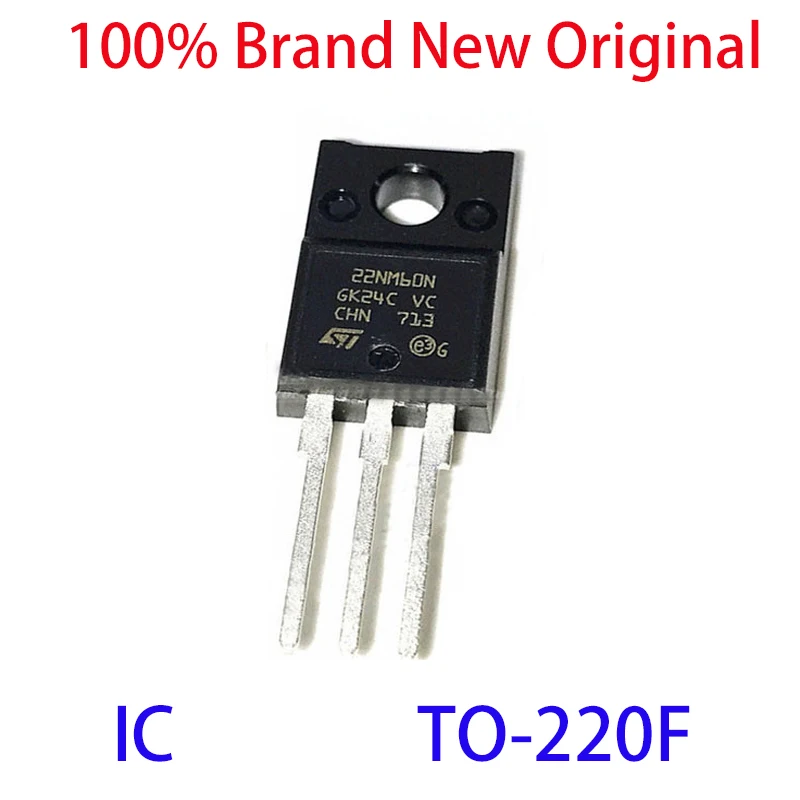 

STF22NM60N STF STF22 STF22NM STF22NM60 100% Brand New Original IC TO-220F