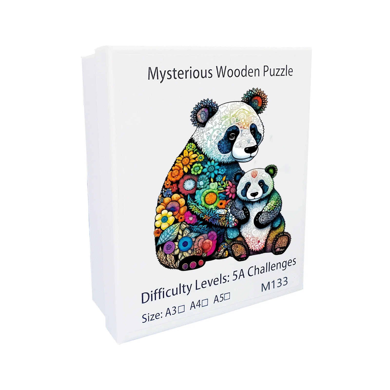 Unique Panda Wooden Jigsaw Puzzles Educational Toys Gifts Wood Diy Crafts Puzzle Games Best Gift for Adult And Child 6
