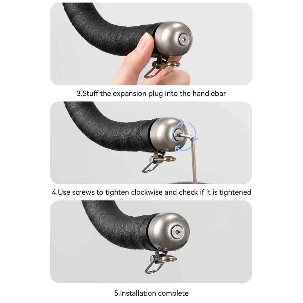 ROCKBROS 80 dB Fahrradklingel, Lenker aus Aluminiumlegierung, Steckertyp, super laut, klares Klingelhorn, Sicherheitsalarm, Fahrradzubehör, 자 Estatencieoju – Detail 11