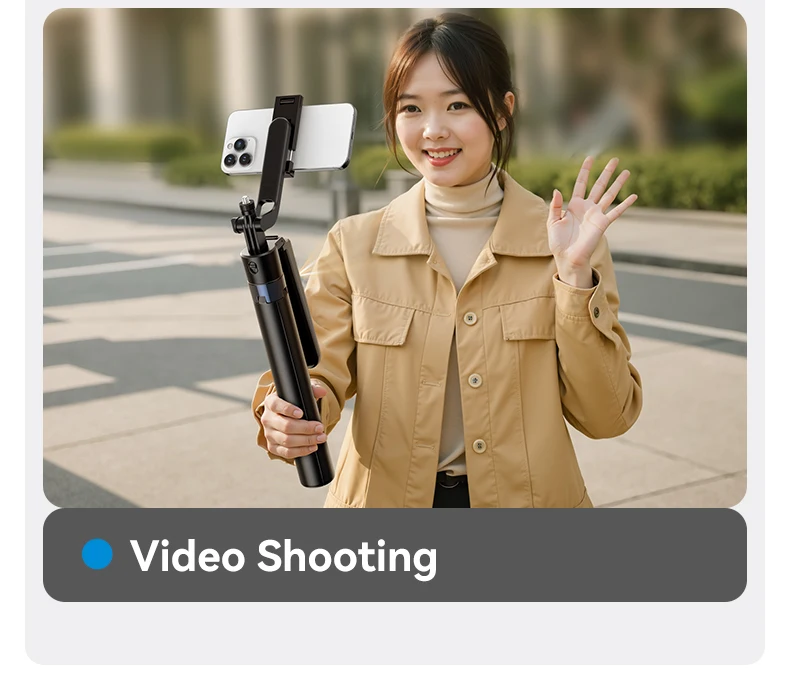 Auto Face Tracking Selfie stick Holder Universal Smartphone Vlog Live Tripod For