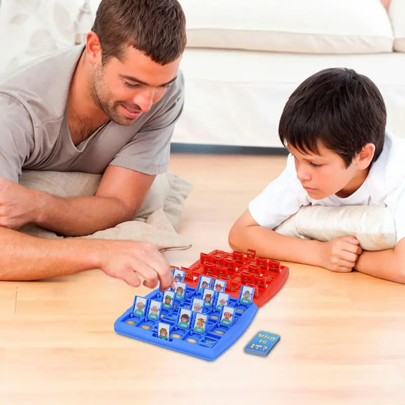 Guessing Game Educational Guess Game Preschool 96Pcs Parent-Child Interaction Funny Logical Reasoning Thinking Puzzle For