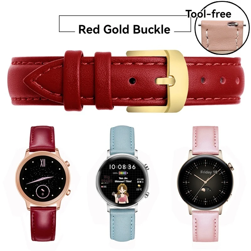 Premium Cowhide Quick Release Watch Strap - Elegant Wrist Accessory
