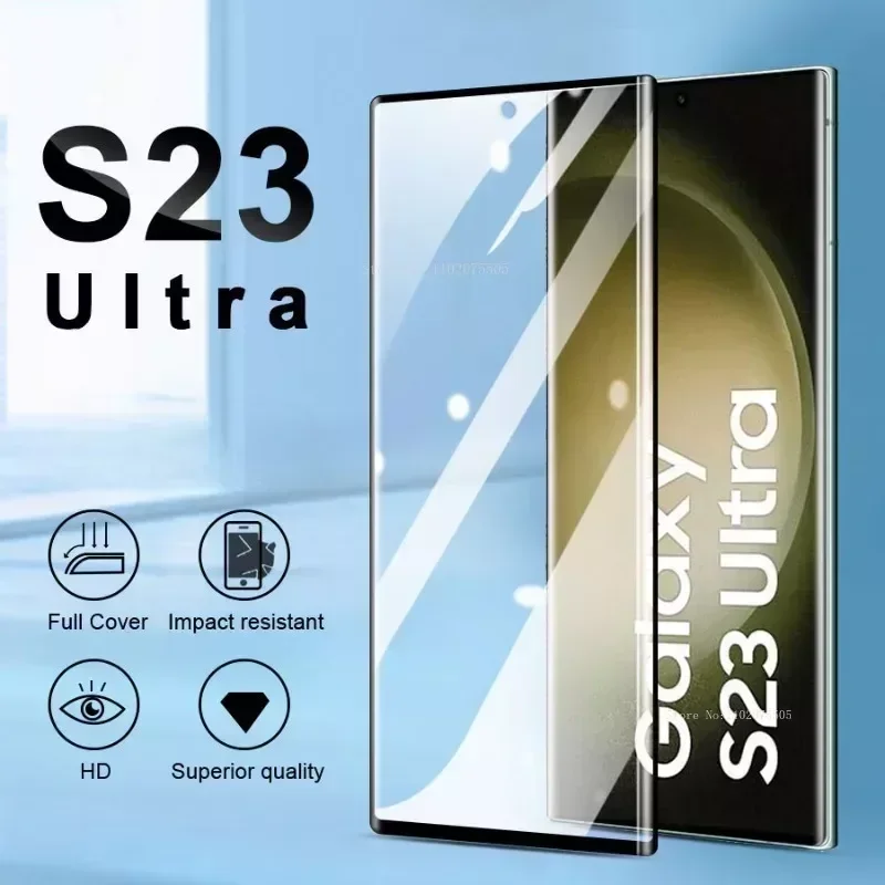 

2 Pieces Tempered Glass for Samsung galaxy S23 Ultra S22 Plus Phone Screen Protection Film For Samsung Galaxy S21 Ultra S20 Plus