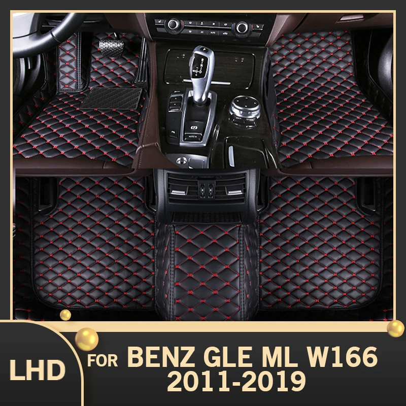 

Автомобильные напольные коврики MIDOON для BENZ GLE ML (пять сидений) C292 W166 2011-2019 18 17 16 15 14 13, индивидуальные автомобильные подставки для ног