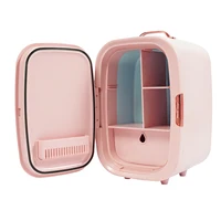 12л мини-холодильник для макияжа с охлаждением и подогревом, холодильник для хранения косметики, маска для напитков, сохраняет свежесть, охладитель для домашнего автомобиля, двойного назначения — изображение 4