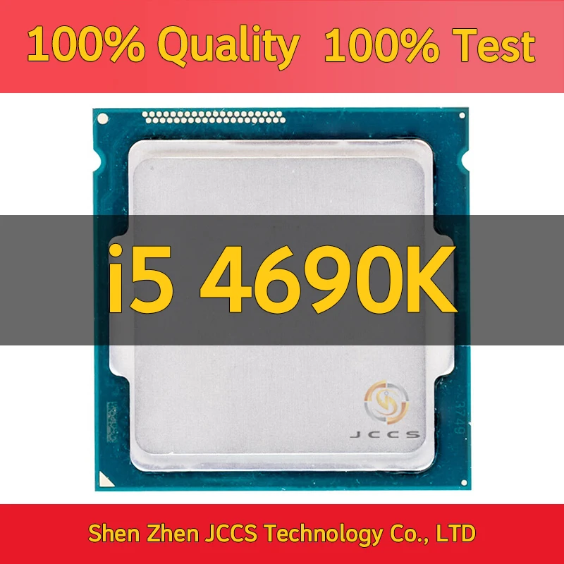 Usato I5 4690K 3.5Ghz 6Mb Socket Lga 1150 Processore Cpu Quad-Core I5-4690K Sr21A