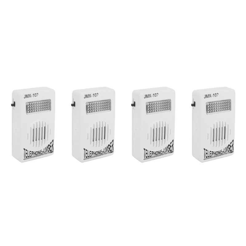 

4X RJ11 Adapter Louder Telephone Ring Flash Amplifier Ringer For Landline Telephone