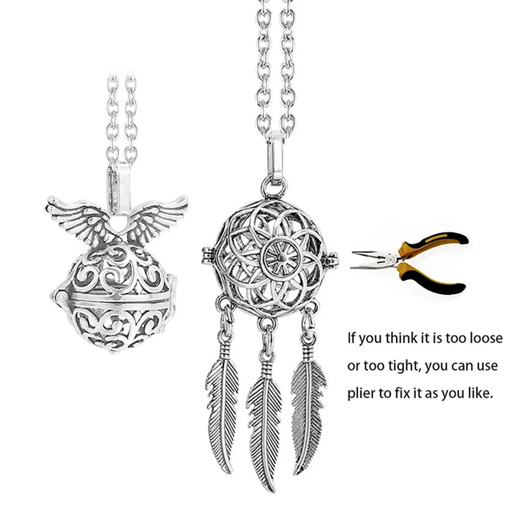 Harmony Angel Aromatherapy Diffuser Pendant Necklace