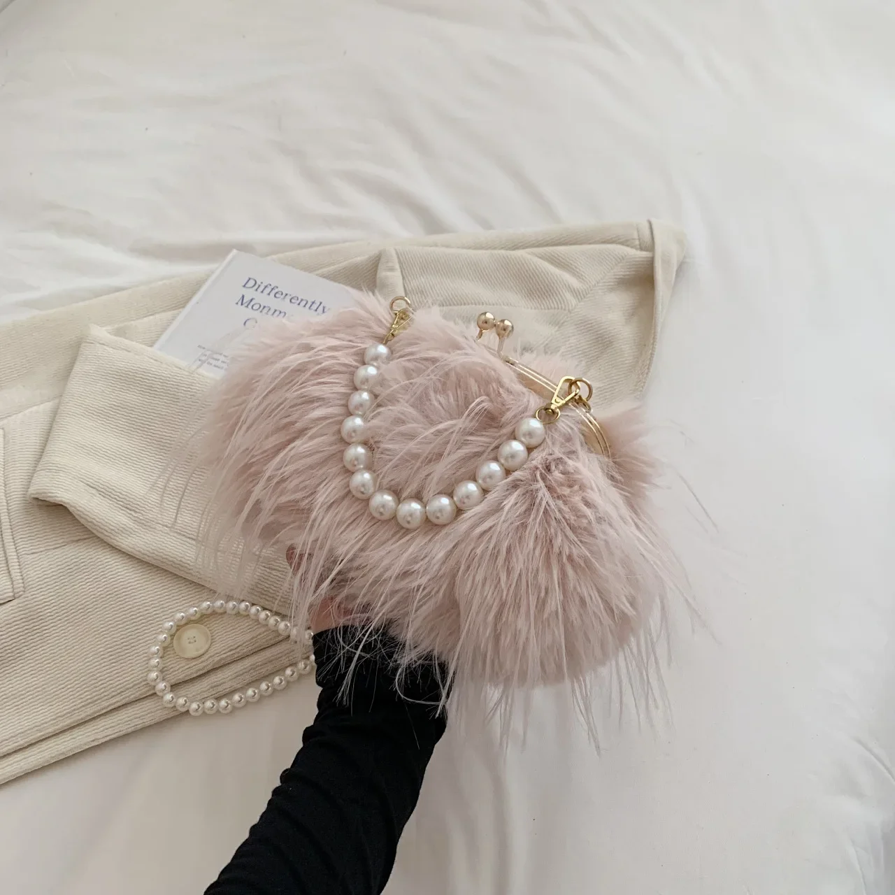 SweetFleece Y2K Girls Shoulder Bag – 2023 Korean Fashion Crossbody Handbag for Women & Teens