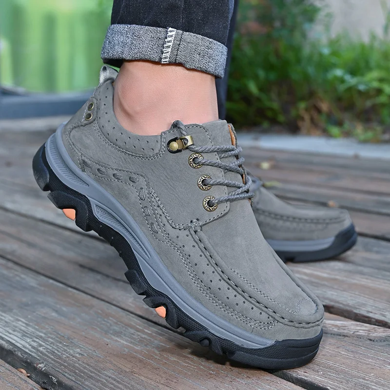 أحذية رجال الأعمال الرسمية الجديدة غير الرسمية - طبقة علوية من الجلد ناعمة ومريحة داخلية مع نعل مبطن وأحذية مداس غير قابلة للانزلاق