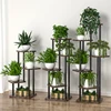 Plant Stand and Flower Stand Wooden Shelf 5/6/8Layers Display Stand Storage Shelf Pot Rack Organizer Shelves Garden Decoration 4