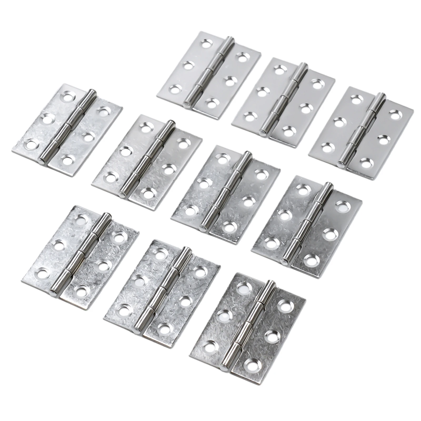 Description Picture 6 of item10Pcs Cabinet Door Hinges Hinge Connector Flat Hinge Ball Bearing Butt Internal Furniture Hardware Door Fitting Hinge