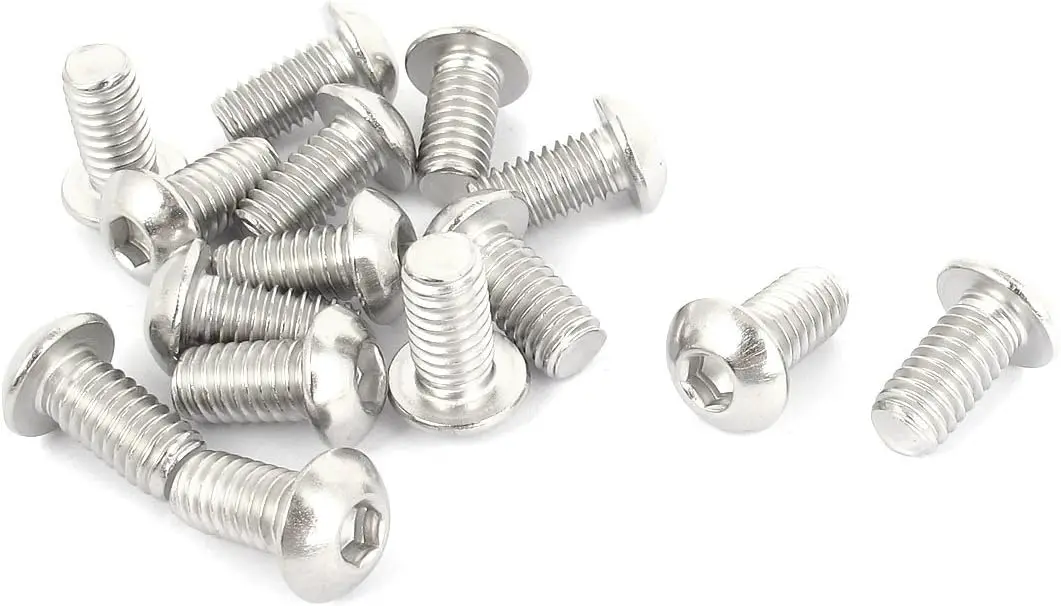 

5/16 Inch-18 x 5/8 Inch Hex Socket Button Head Bolts Screws 15pcs