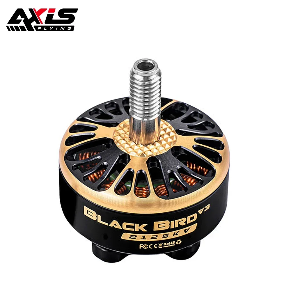

Axisflying BlackBird V3 2207 КВ/кв, 5 бесколлекторный электродвигатель дюйм 6s Lipo M5 вал для дрона Freestyle Sbang RC FPV