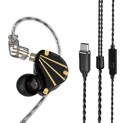 イヤホン　3.5mm　Aliexpress New 3.5mm ZX Dynamic HiFi Metal Wired Headphones with Microphone