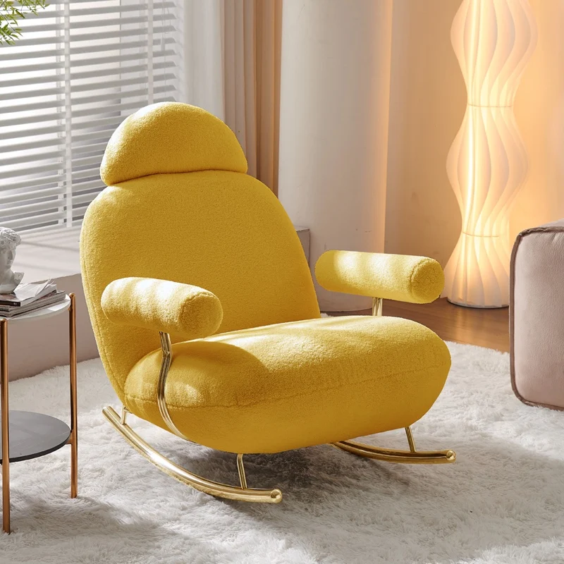 

Floor Armchair Chairs Modern Rocking Adults Nordic Bedroom Chairs Sofa Recliner Sillones Modernos Para Sala Luxury Furniture