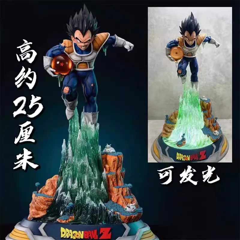 

25cm Anime Dragon Ball Vegeta Iv Figure Statue PVC GK Action Figurine Model Doll Ornament Collection Desk Decora Toys Xmas Gift