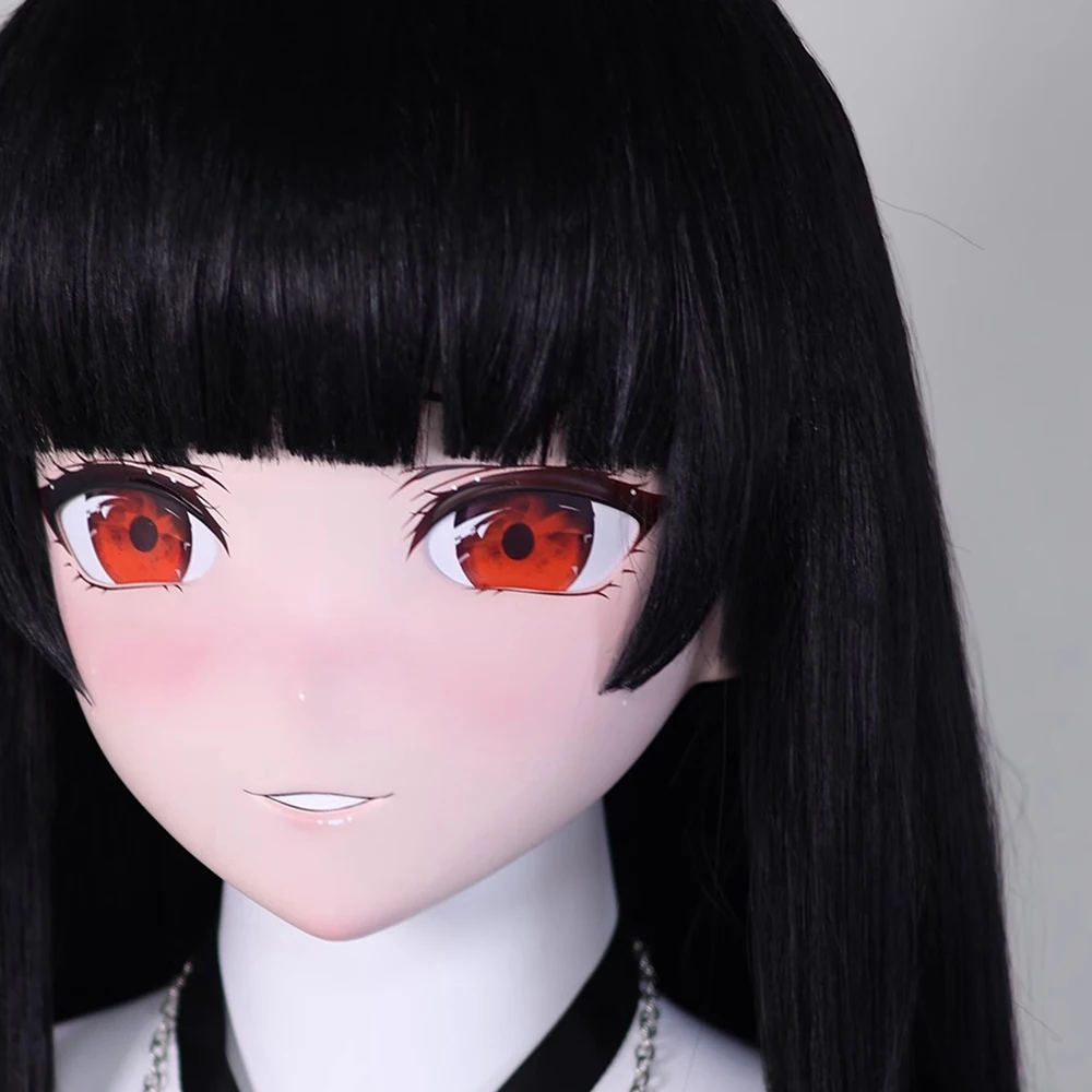 Handmade Customize Full headband lock Doll Cartoon Character Kig Cosplay Kigurumi Mask Resin Japanese Anime Kigurumi Masks
