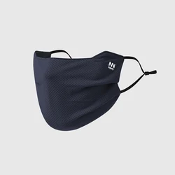 Enhanced Sun Protection Face Mask - Reusable, Breathable, UV Shield, Solid Color, Washable, Ideal (Dark blue)