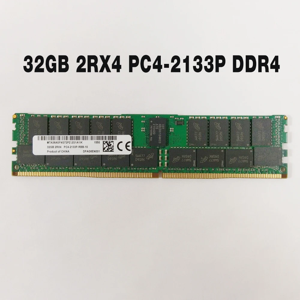 

1PCS For MT RAM MTA36ASF4G72PZ-2G1A1 Server Memory Fast Ship High Quality 32GB 32G 2RX4 PC4-2133P DDR4 2133 ECC REG