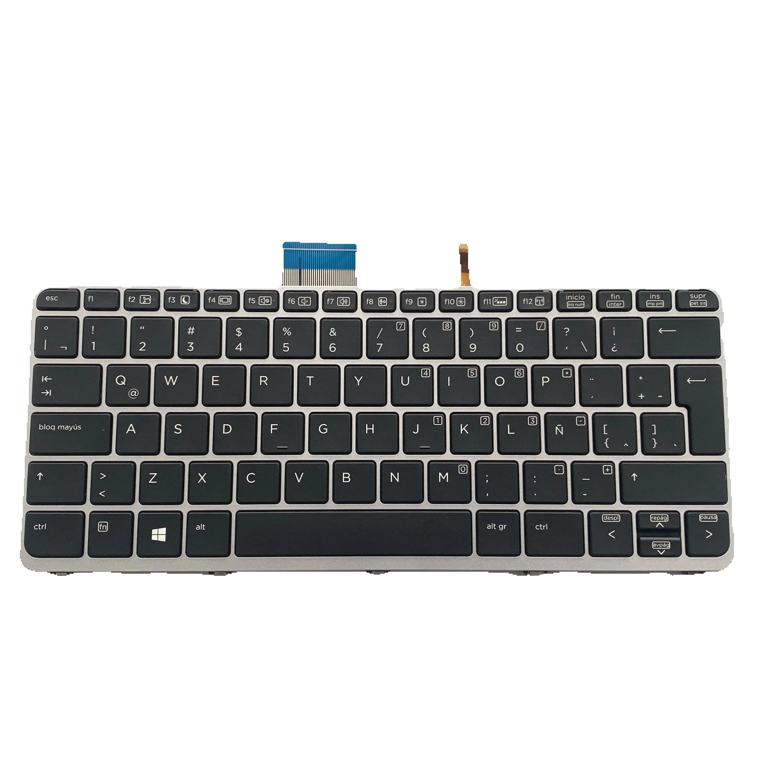 Premium Silver Backlit Keyboard