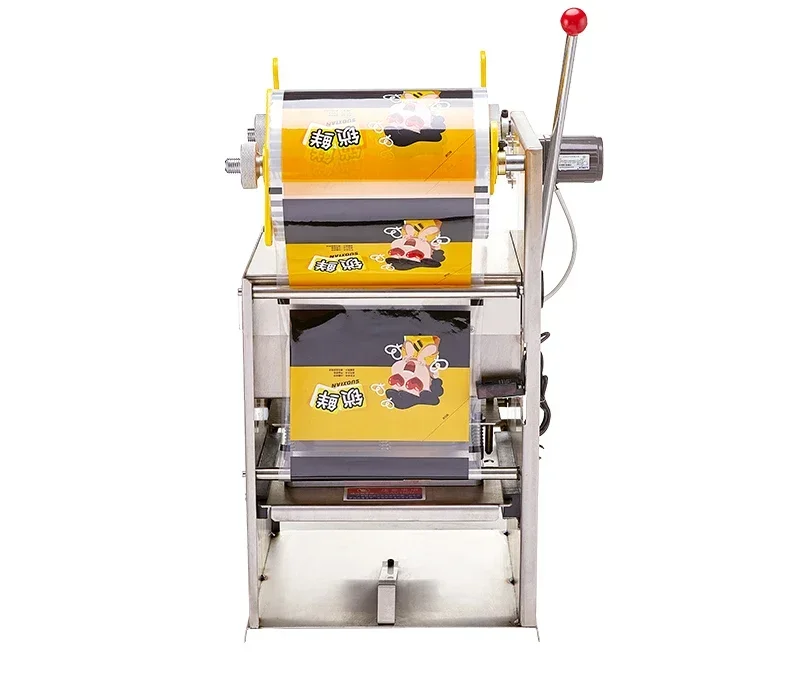 

vacuum disposable tray sealer/plastic box container sealing machine/vacuum bowl cup packing machine