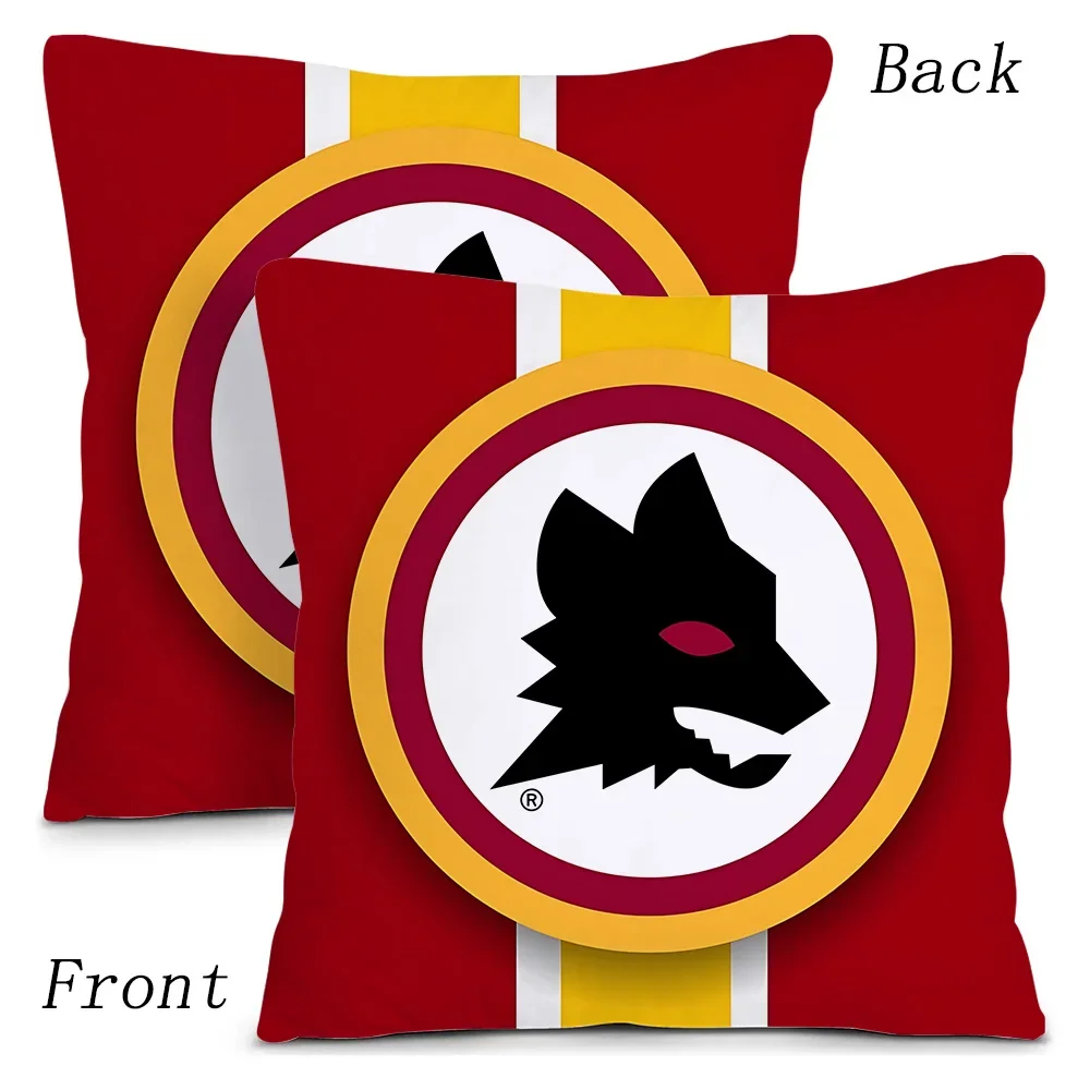 Pillow Covers Cartoon A-ASS R-RomaS Sofa Decorative Home Double-sided Printing Short Plush Cute Cushion Cover