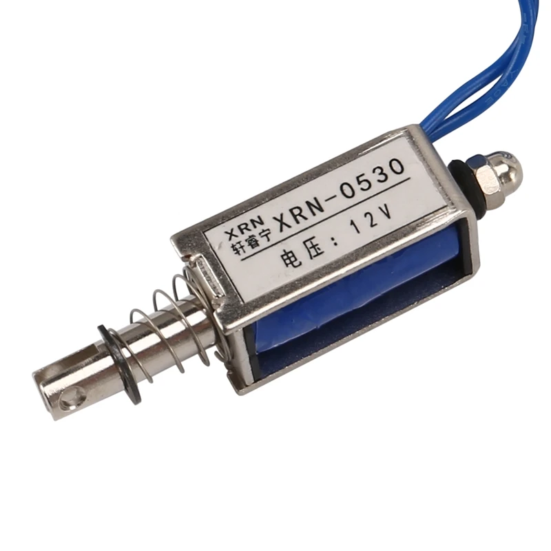 Push Pull Electromagnet Solenoid electric solenoid type push / pull 10 mm DC 12 V 2.1 kg force