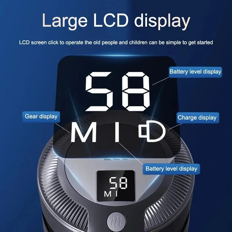 Car Air Purifier Digital Display Rechargeable Dual Use In Car And Home Deodorization Product Interior Decoration Deodorizer