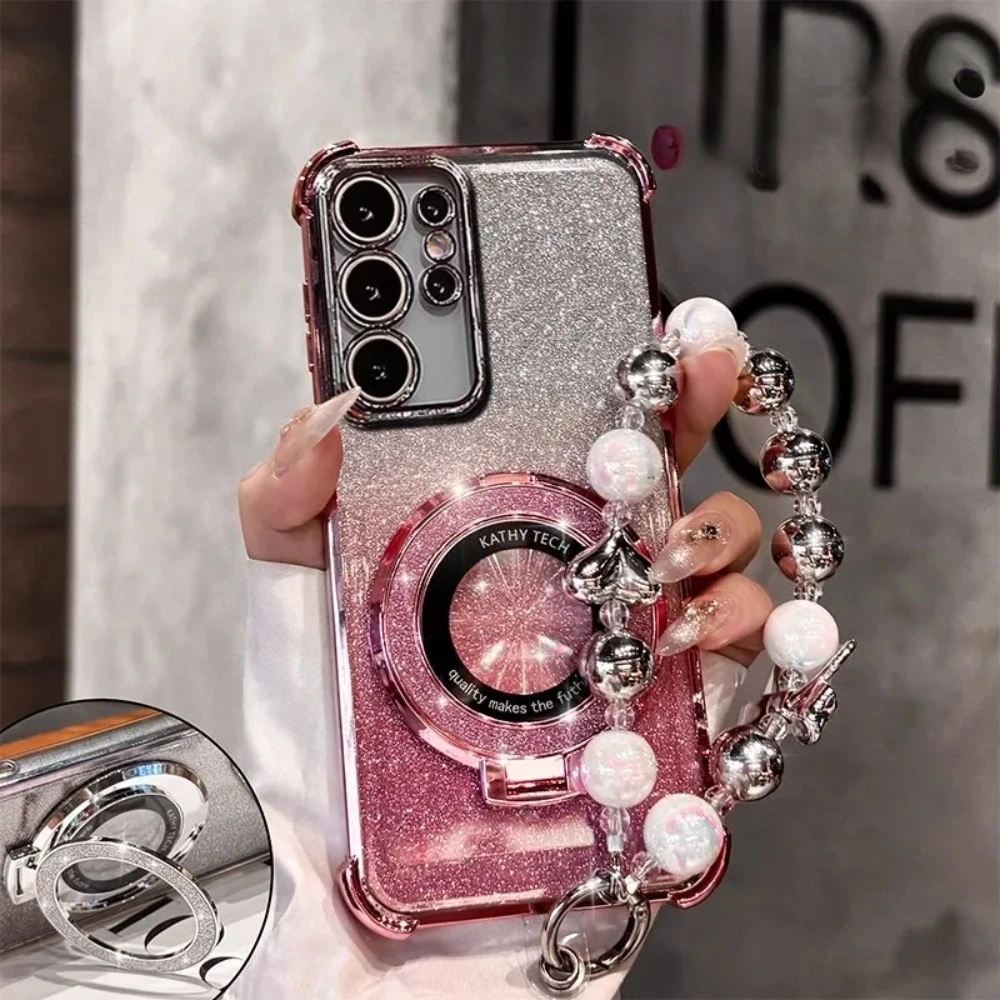 Tobebest Samsung Galaxy Case Pearl Beaded MagSafe 5