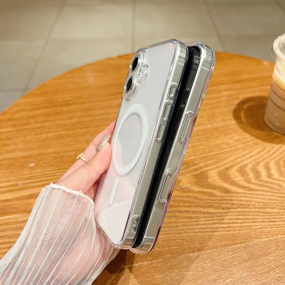 Magnetic Transparent Shockproof Camera Protective Case with Acrylic Cover