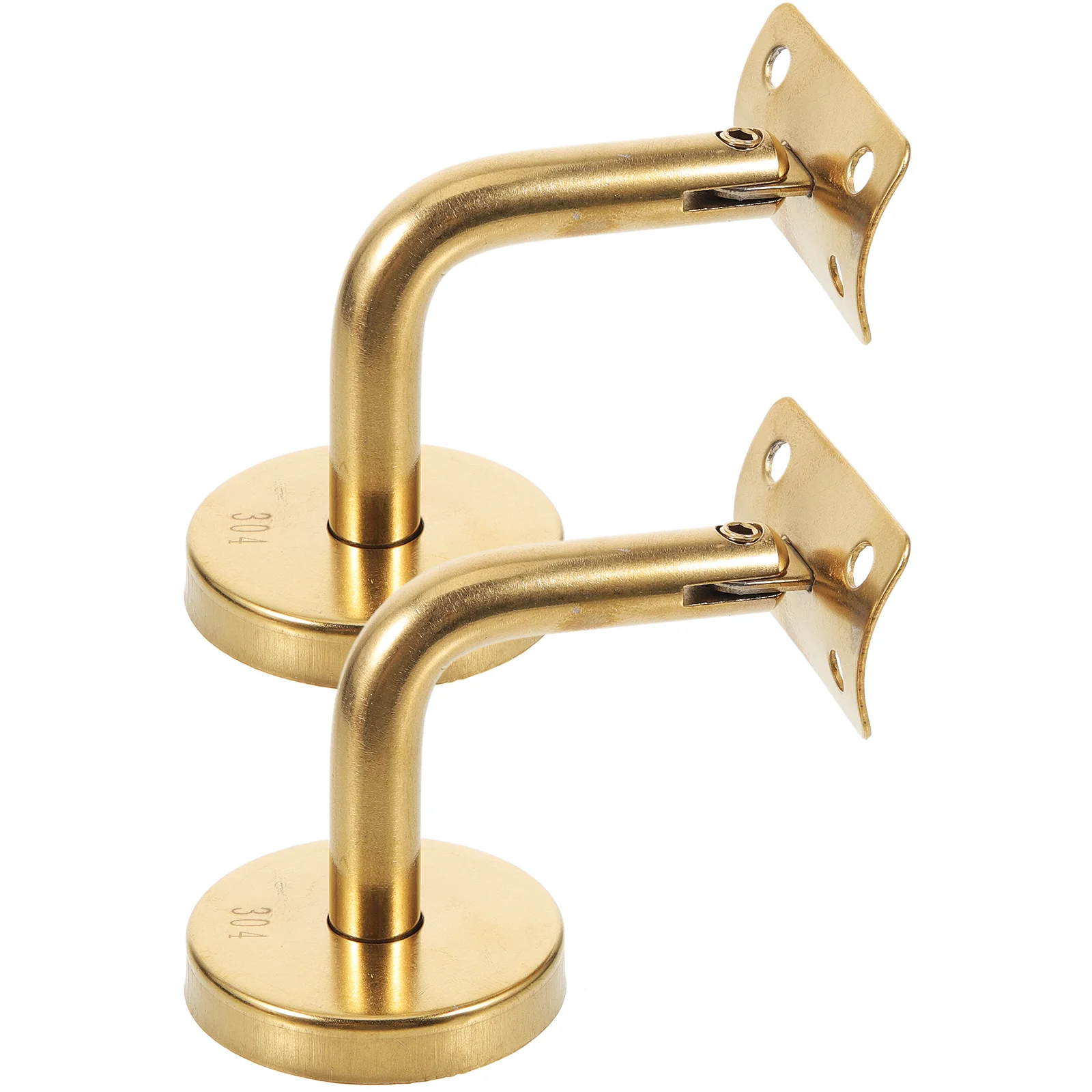 2 Pcs Staircase Stairway Wall Rail Bracket Column Support Accessory Stairway Handrail Support Holder