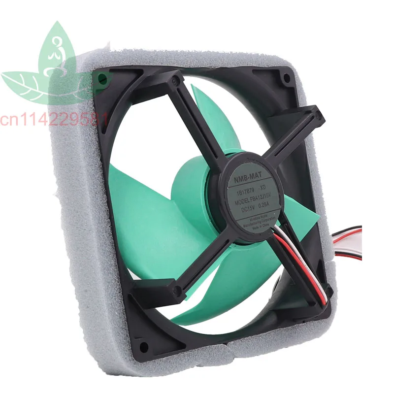 para o Motor Afiado do Ventilador de Refrigeração do Refrigerador Nmb-fba12j15v 15v 0.28a Nmb-esteira Fba12j15v Novo - Imagem 6